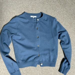 Beautiful Blue Amina Concepts cropped cardigan